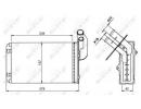 Радиатор печки RENAULT 19 88- 836