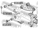 Болт с эксцентриком TOYOTA CRESTA GX90,JZX9#,LX90, 001