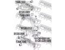 Болт с эксцентриком TOYOTA CROWN, CROWN MAJESTA GS 006