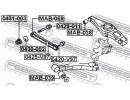 Болт с эксцентриком MITSUBISHI PAJERO, MONTERO<LON 011