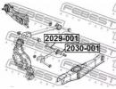 Болт с эксцентриком CHRYSLER SEBRING II 2006-2010 001