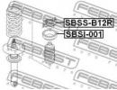 Опора заднего амортизатора SUBARU IMPREZA G11 2000 12R