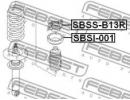 Опора заднего амортизатора SUBARU IMPREZA G11 2000 13R