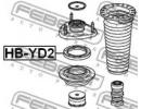 Подшипник опоры переднего амортизатора HONDA RIDGE YD2