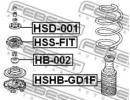 Пыльник переднего амортизатора HONDA FIT ALMAS GD1 D1F