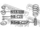 Пыльник переднего амортизатора NISSAN SERENA C23 1 23F