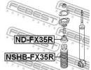 Пыльник заднего амортизатора NISSAN FX45/35 S50 20 35R