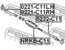 Пыльник рулевой рейки NISSAN TIIDA JPN MAKE C11 20 C11