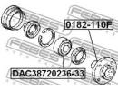 Ступица передняя TOYOTA COROLLA SED/CP/WG AE10#,CE 10F