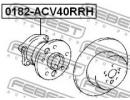 Ступица задняя правая TOYOTA CAMRY (JPP) ACV30,MCV RRH