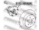 Ступица задняя TOYOTA CAMRY/HYBRID ASV50L-C*****,A 60R