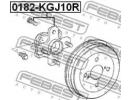 Ступица задняя TOYOTA IQ KGJ10,NGJ10 2008.11- [JP] 10R