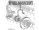 Ступица передняя TOYOTA PRIUS NHW20 2003.08-2009.0 20F