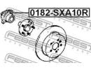 Ступица задняя комплект TOYOTA GAIA ACM1#,CXM10,SX 10R