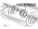 Ступица задняя NISSAN SUNNY/ALMERA B10RS 2006.03-2 A42