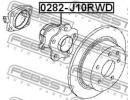 Ступица задняя NISSAN QASHQAI J10E 2006.12-2013.12 RWD