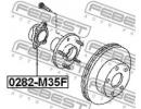 Ступица передняя NISSAN SKYLINE V35 2001.06-2007.0 35F