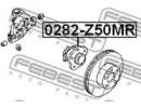 Ступица задняя NISSAN MURANO Z50 2002.09-2007.10 [ 0MR