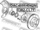 Ступица передняя HONDA ACCORD CL9 2003-2008 [EU] L7F