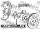 Ступица передняя HONDA CR-V RE7 2008-2011 [EU] REF