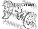 Ступица передняя HONDA PILOT YF4 2009-2014 [GN] 4MF