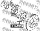 Ступица передняя MITSUBISHI LANCER,LANCER CEDIA CS CUF