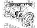 Ступица задняя MITSUBISHI GALANT DJ1,3A 2003.11- [ 43R