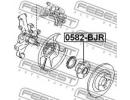 Ступица задняя MAZDA 323 BJ 1998-2000 [EU] BJR