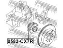 Ступица задняя MAZDA AXELA SEDAN & SPORT BK 2003-2 X7R