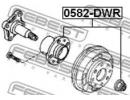 Ступица задняя MAZDA DEMIO DW 1996-1999 [JP] DWR