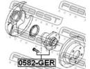 Ступица задняя MAZDA 626 GE 1991-1994 [EU] GER