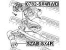 Ступица задняя SUZUKI SX4 RW415/RW416/RW419/RW420  RWD