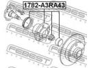 Ступица задняя AUDI A3 (8L1) 1996-2003 A43