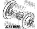 Ступица задняя AUDI A6 (4B/C5) 1997-2005 B5R