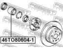 Подшипник ступичный задний 38x64x33x36 TOYOTA CORO 041