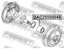 Подшипник ступичный задний 25x55x48 NISSAN NOTE E1 048