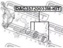 Подшипник ступичный передний ремкомплект 35x72x33x KIT