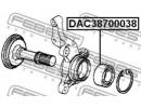 Подшипник ступичный передний 38x70x38 DAIHATSU TER 038