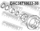 Подшипник ступичный передний 38x71x33x30 TOYOTA CO 330