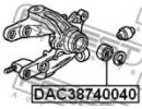 Подшипник ступичный задний 38x74x40 HONDA ACCORD W 040