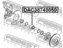 Подшипник ступичный передний 38x74x50 NISSAN SUNNY 050