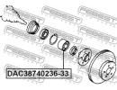 Подшипник ступичный передний 38x74x36x33 TOYOTA CO 633