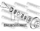 Подшипник ступичный передний ремкомплект 38x74x33x KIT