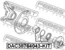 Подшипник ступичный передний 38x76x40x43 NISSAN WI KIT