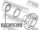 Подшипник ступичный передний 39x72x37x37 OPEL VECT 2RS