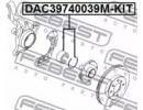 Подшипник ступичный передний ремкомплект 39x74x39  KIT