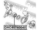 Подшипник ступичный передний 40x74x40 MAZDA FAMILI 040