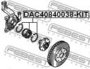 Подшипник ступичный передний ремкомплект 40x84x38  KIT