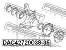 Подшипник ступичный передний 42x72x35x38 SUBARU IM 835