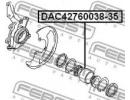 Подшипник ступичный передний 42x76x35x38 NISSAN WI 835